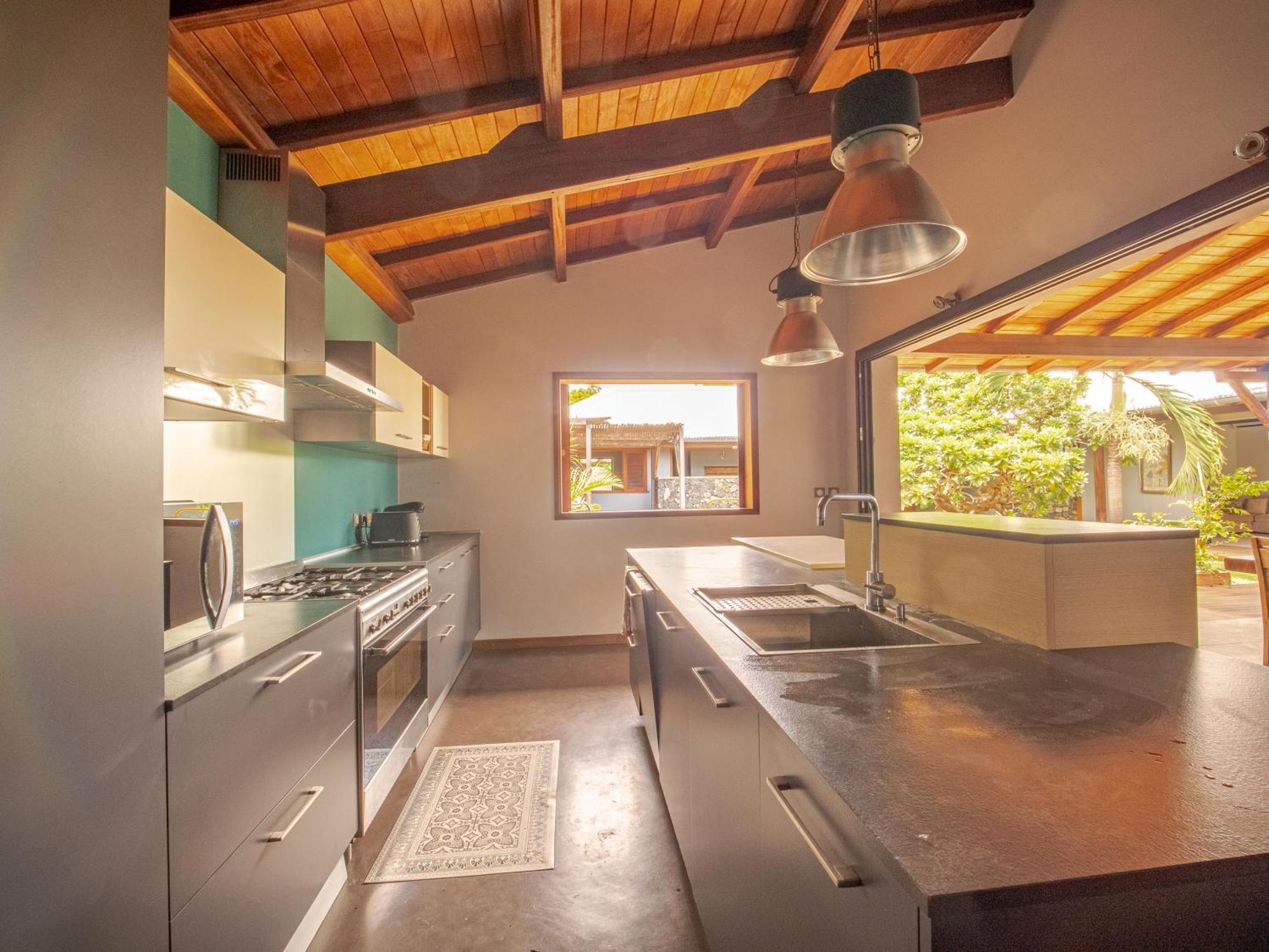 La Kaz Veloutier - Villa 4 Chambres Avec Piscine La Saline Le Bains Dış mekan fotoğraf