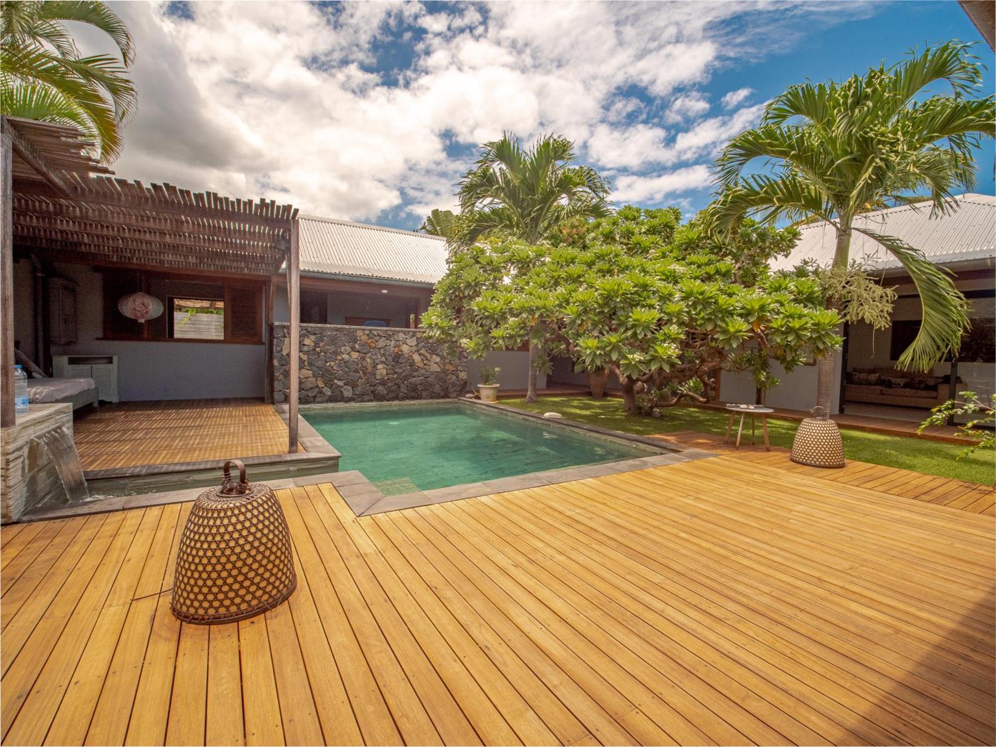 La Kaz Veloutier - Villa 4 Chambres Avec Piscine La Saline Le Bains Dış mekan fotoğraf