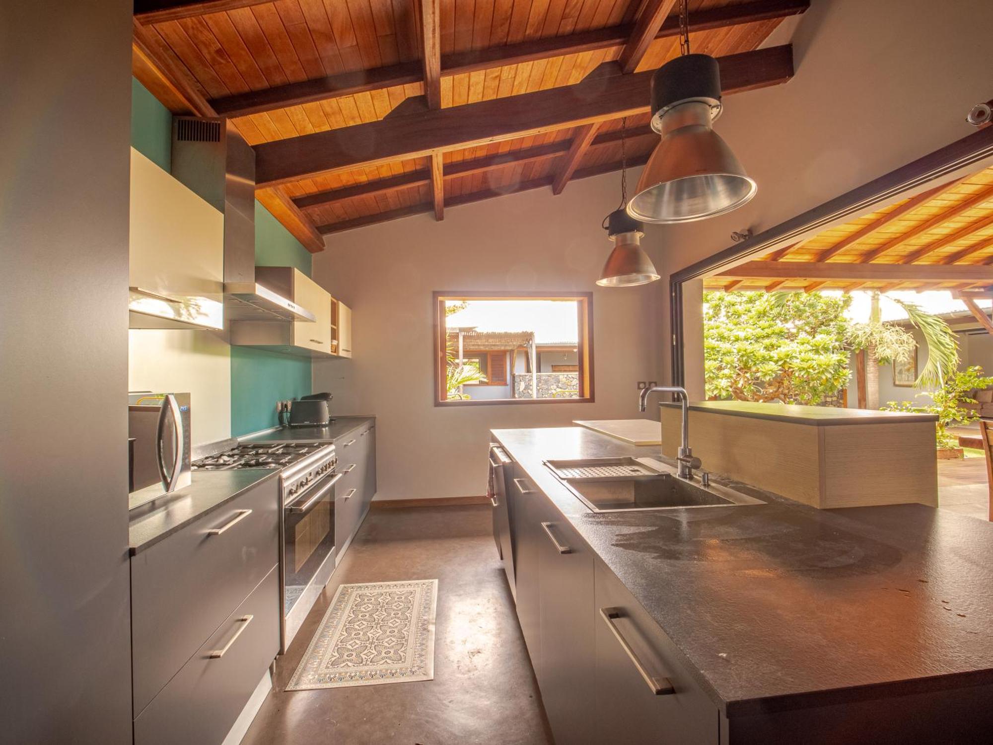 La Kaz Veloutier - Villa 4 Chambres Avec Piscine La Saline Le Bains Dış mekan fotoğraf