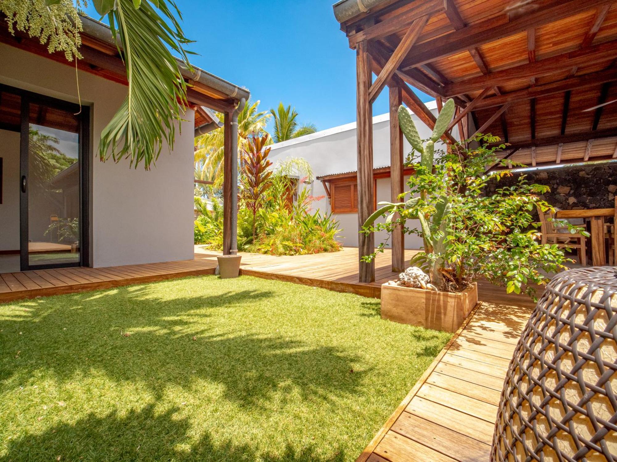 La Kaz Veloutier - Villa 4 Chambres Avec Piscine La Saline Le Bains Dış mekan fotoğraf